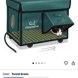 Heated Cat House for Outside Cats Winte $45