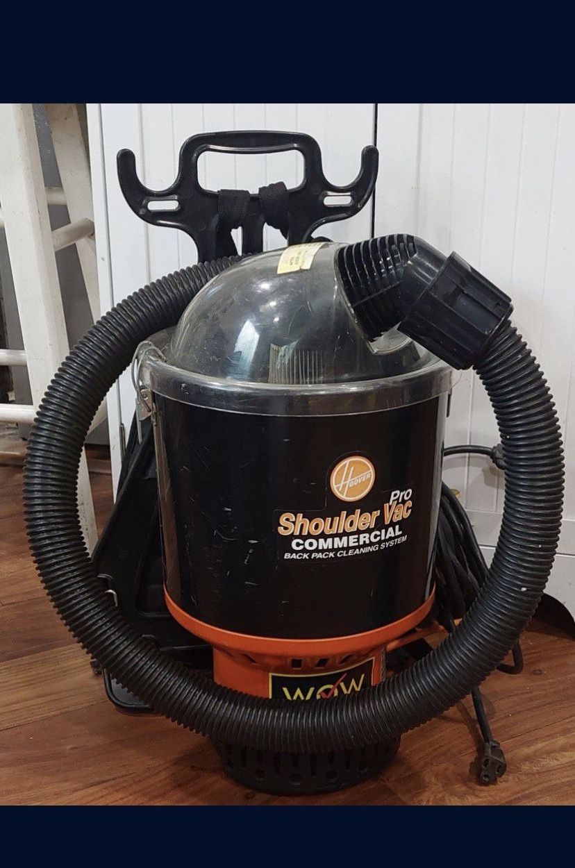 Hoover C2401 Shoulder Vac Pro Commercial Backpack Cleaning Vacuum
