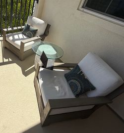 Restoration Hardware Marbella Outdoor Lounge Chairs