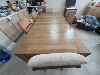 Real wood table
