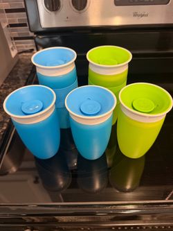 Munchkin 360 sippy cups 14 oz. & 10 oz.