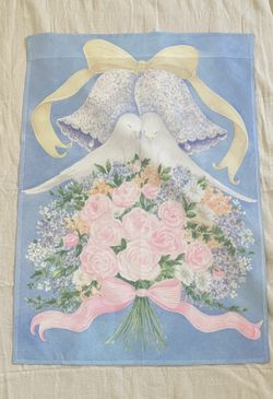 NEW Wedding Garden Flag- Large