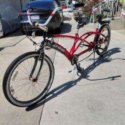 Double Seat Bike Aluminum Asking 250$