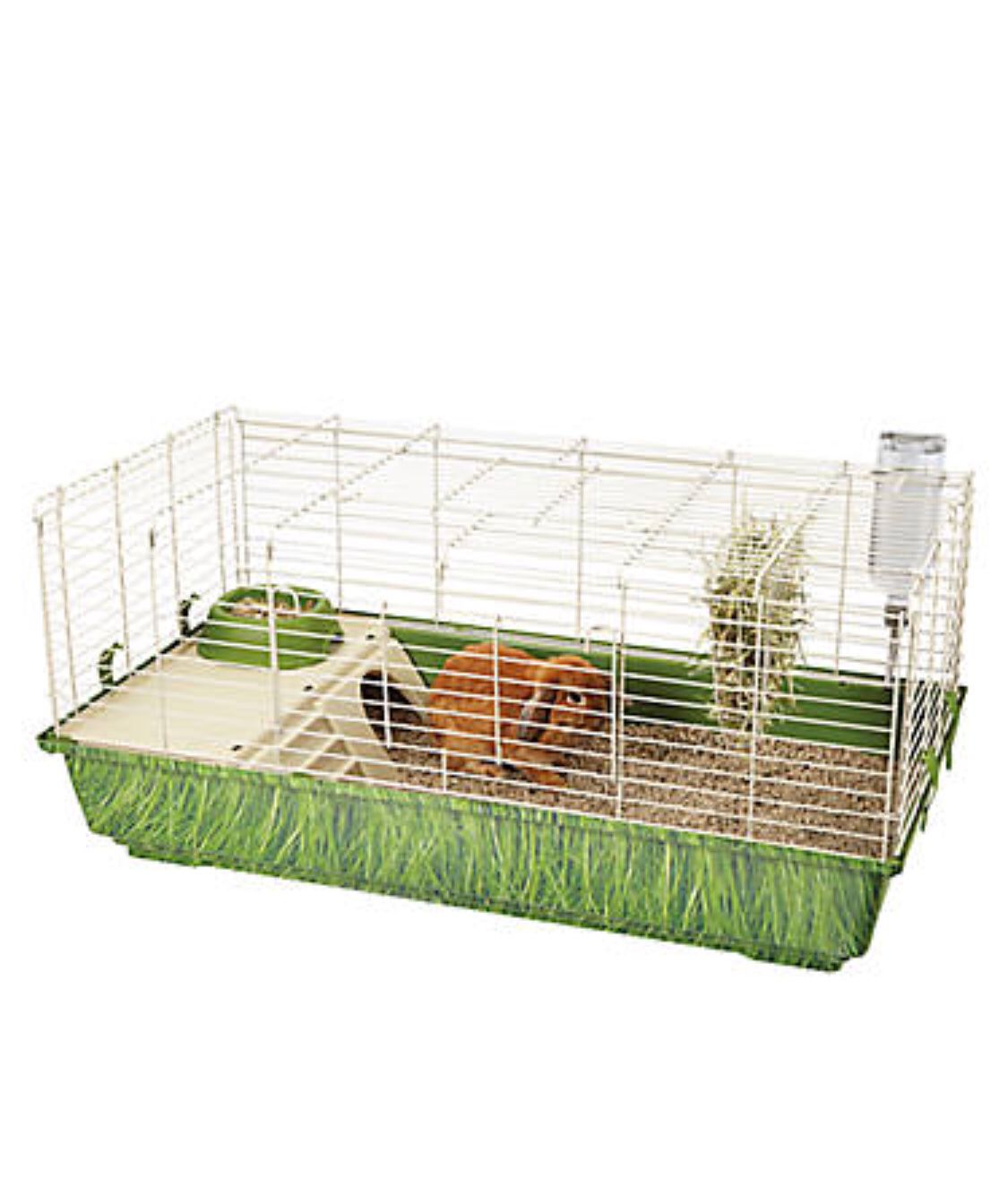 **No Animal** Small animal cage with all its parts. Like new. Cage in mint condition.