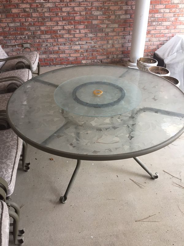 Martha Stewart Design Series Patio Table & 5 chairs/ Cushions for Sale