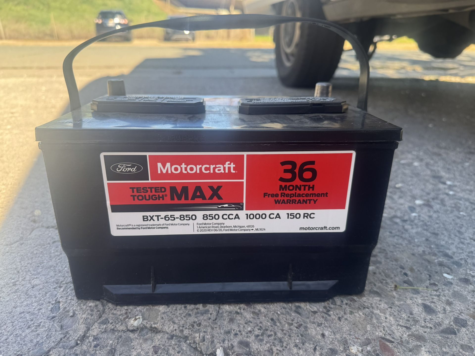 Motorcraft Tested Tough Max Battery Group BXT-65-850