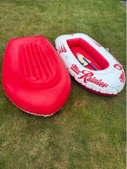 Two inflatable row boats from the 90s