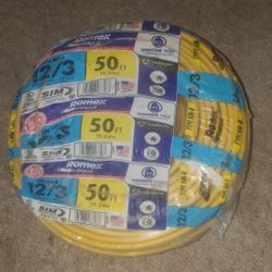 Romex 50 Ft 12-3 Indoor Wire