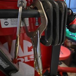 6 Clamps One Is Milwaukee Brand