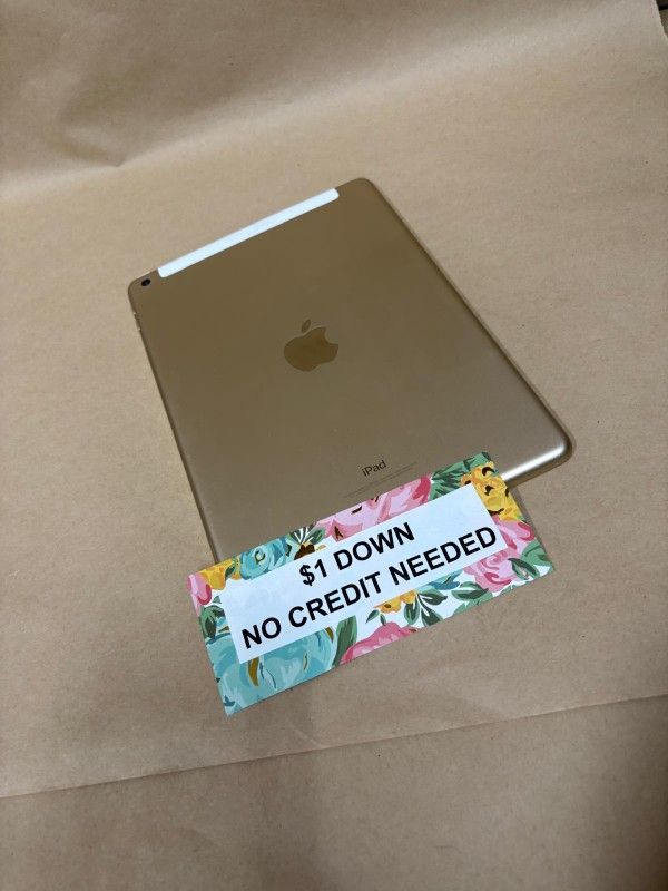 Apple IPad 5th Gen Tablet - Only $1 Today Pay The Rest Later!