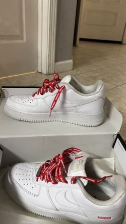 Nike Air Force 1 Supreme White Men’s Size 9 Worn 