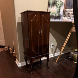 Antique jewelry cabinet