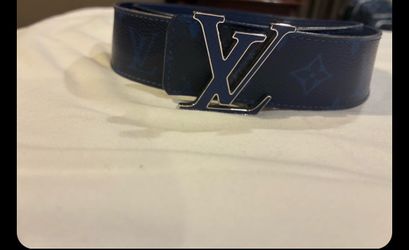 Lv buckle and leather belt