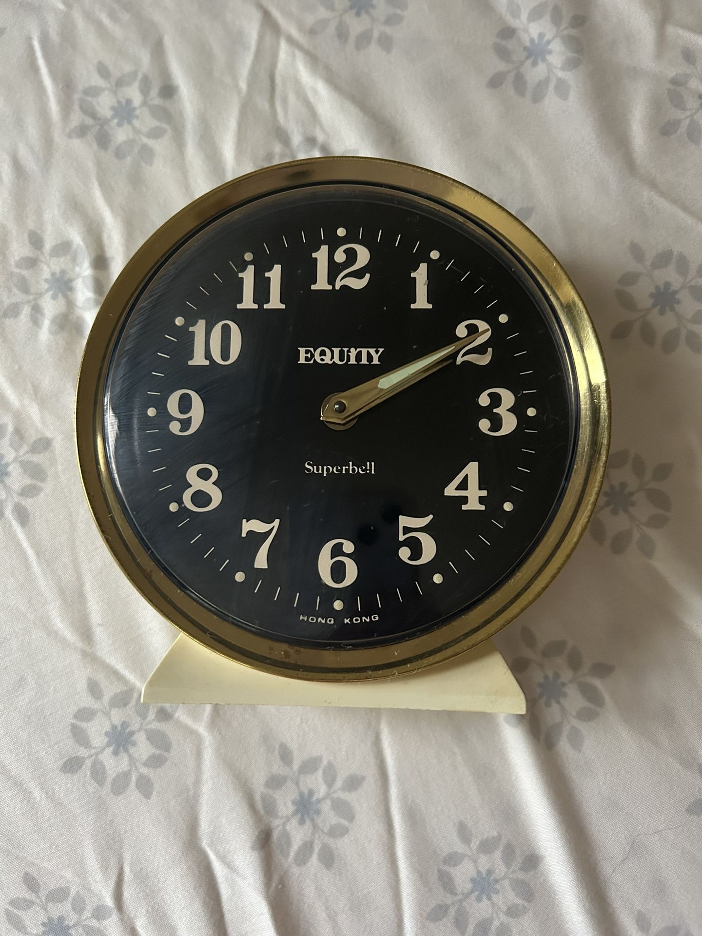Vintage Equity Super bell Hong Kong Alarm Clock