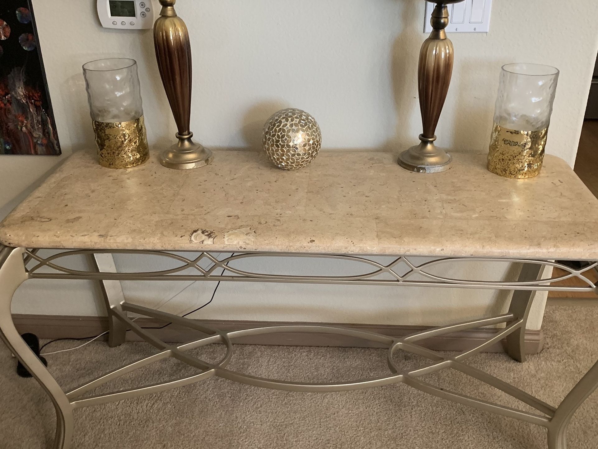 Elegant consul table