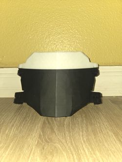 Black and white odi ebike front plate