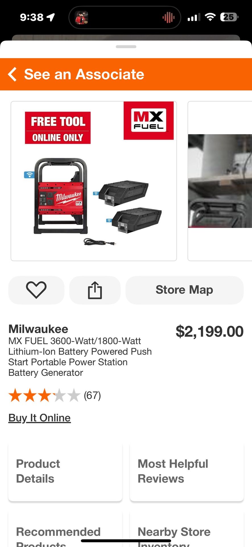 MILWAUKEE MX FUEL 3600-Watt/1800-Watt