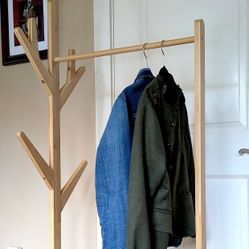 Bamboo Clothes Rack