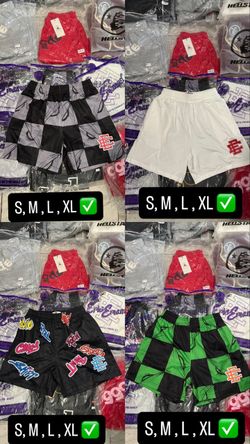 Eric Emanuel EE Mesh Shorts Bundle – 4 Styles