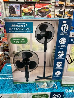Black 16" Stand Fan