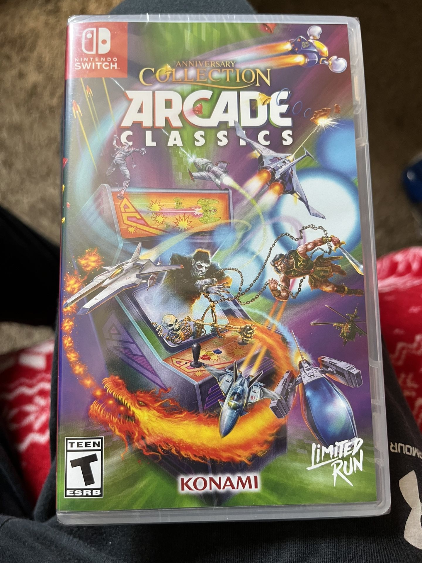 konami arcade classics anniversary LRG switch