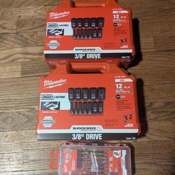 Milwaukee Drill Bits & Socket Set