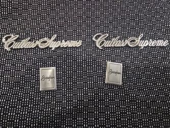 Cutlass vynal top emblems oem g body