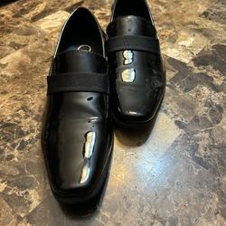 Men’s Calvin Klein Bernard Patent Leather Shoes..size 12