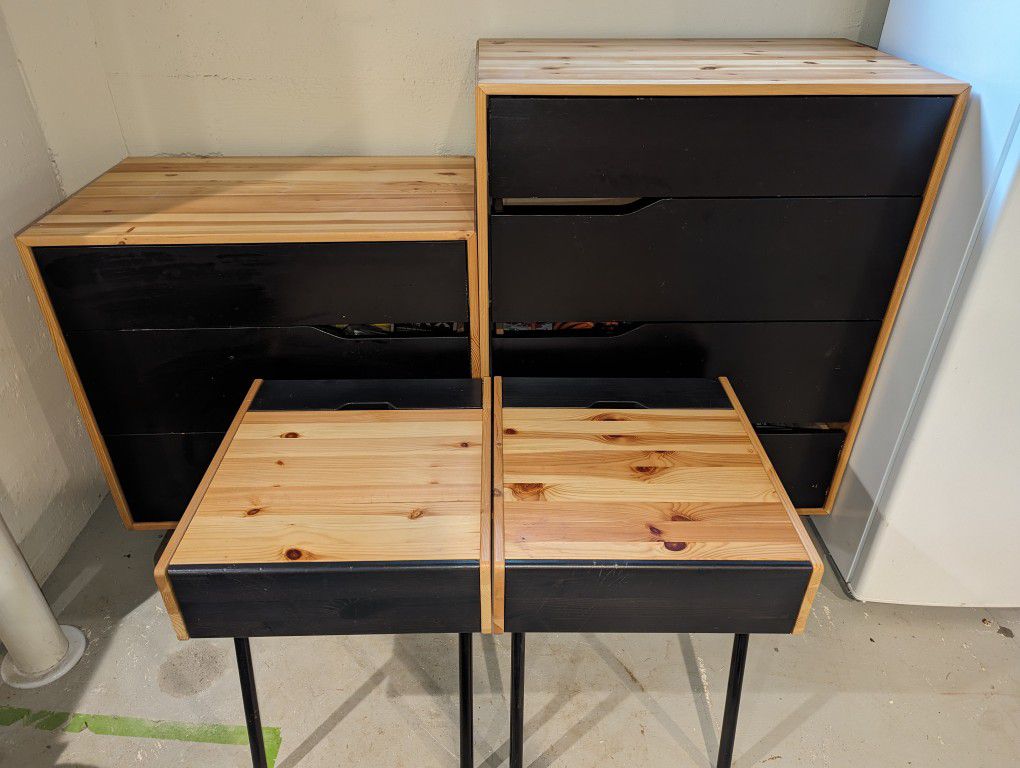 Ikea Mandal dressers and nightstands