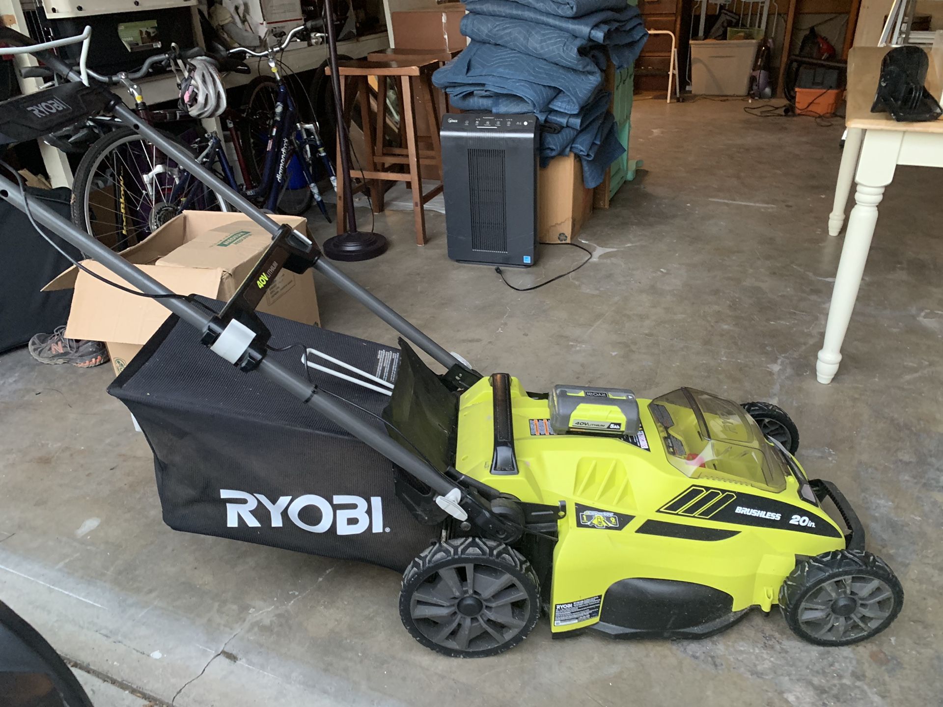 Ryobi electric lawn mower