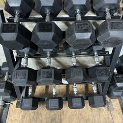 Dumbbells 40lbs to 70lbs 