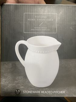 Pitcher (stoneware Beaded Pitcher)