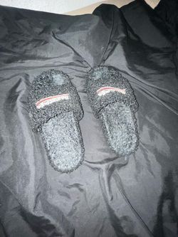 Balenciaga Furry Slide Sandals