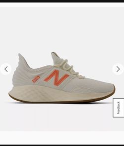 New Balance Fresh Foam Roav Style #: WROAVVO1 Size: 6.5 - B Color: SEA SALT with FLARE and PERMAFROST