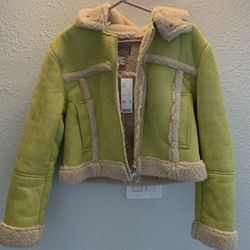 Green Sherpa Jacket