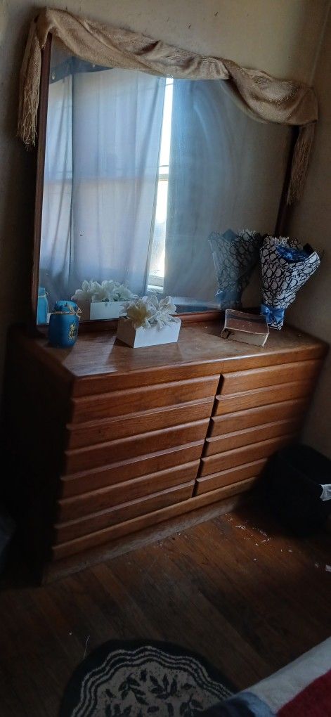 Dresser And Mirror