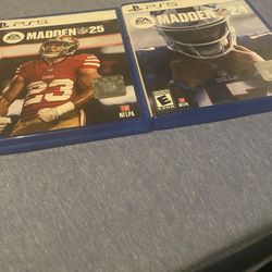 Madden 24 Disc Madden 25 Disc Both For The Ps5