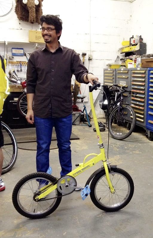 NY Region: Classic cyber wheel scooter bike (like new, out of box) exercise bike