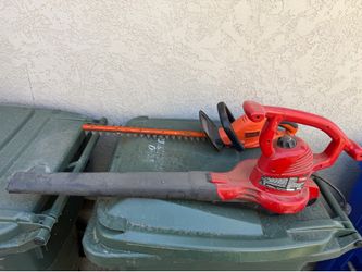 blower and hedge trimmer CORDED