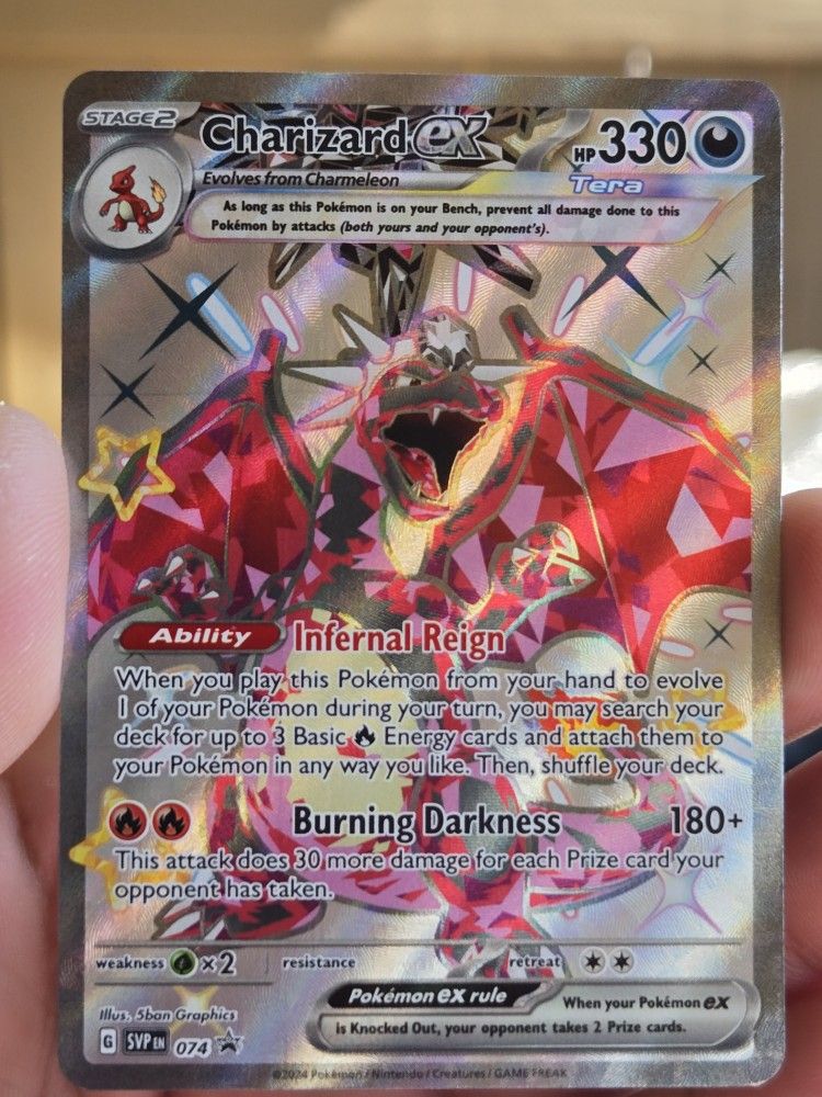 Charizard Ex Promo Pokémon Card 