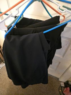7 pairs of name brand plus size slacks