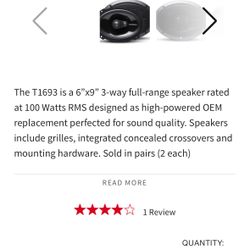 Rockford Fosgate Speakers  6x9