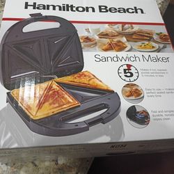 Sandwich Maker/ Hamilton Beach - NEW