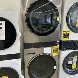 LG WashTower - Washer And Dryer - Financing With $10 Down