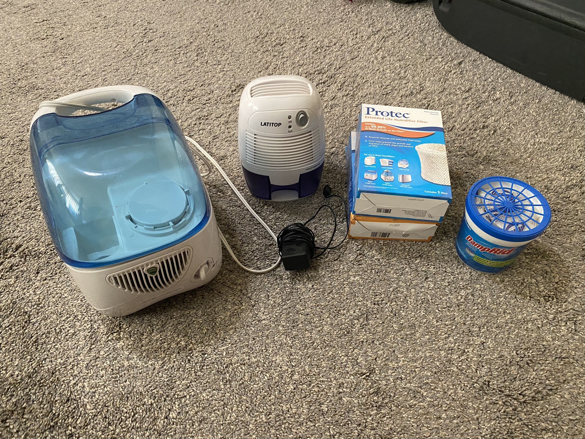 Humidifier with filters + Dehumidifier