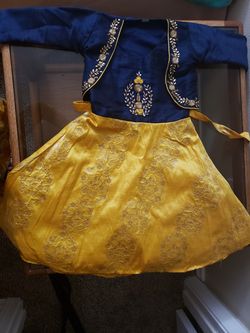 Indian ethnic wear gown 4t-5t