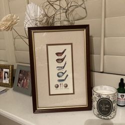 Golf Club Framed Art