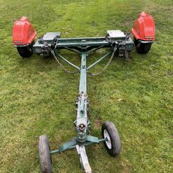 Galvanized U-Haul Car Dolly 
