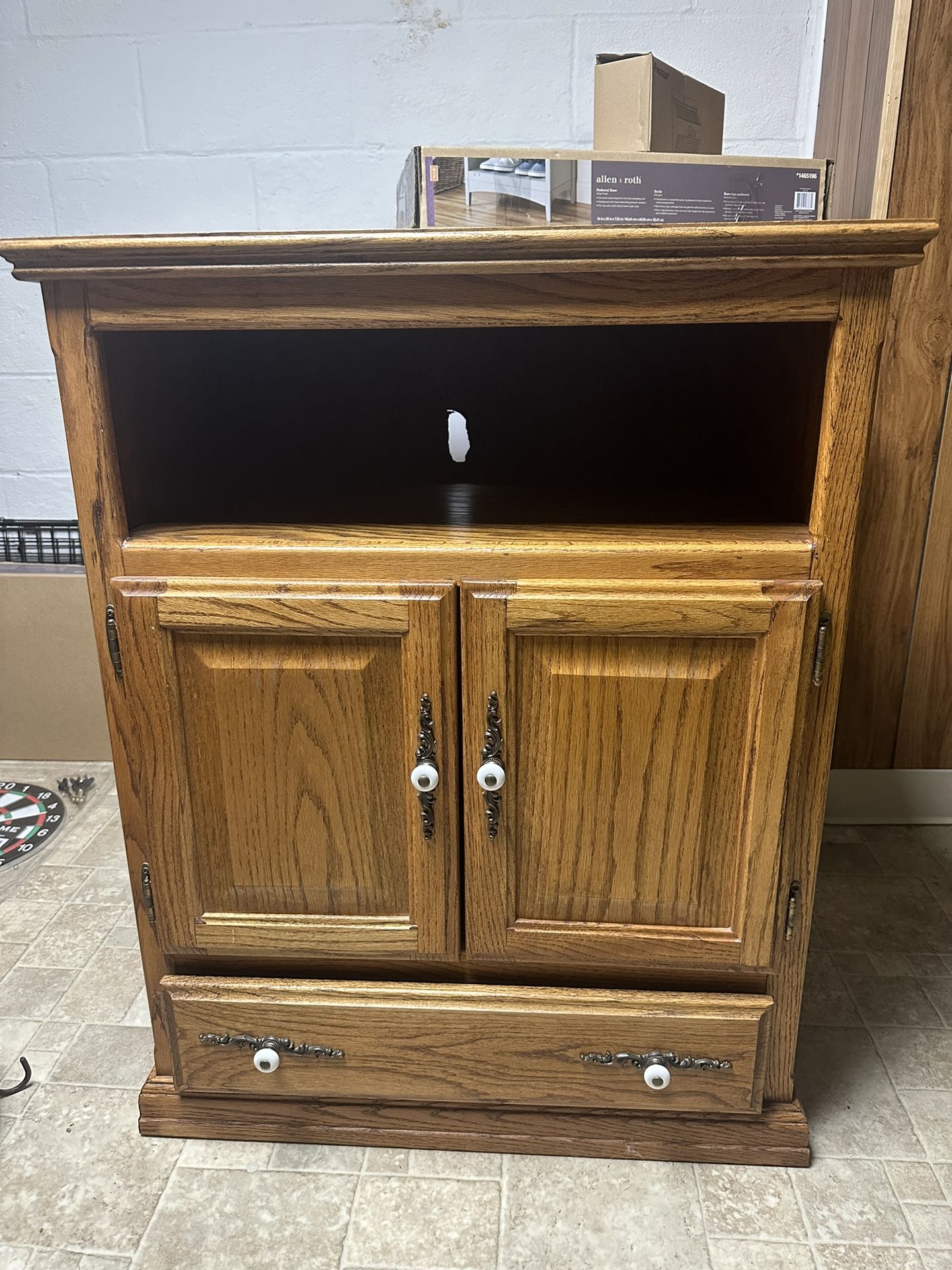 Wooden Microwave Stand