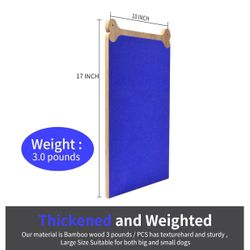 Brand New In Box Falatier Dog Scratch Pad For Dogs Dog Scratching Pad Double Sided (Blue) 